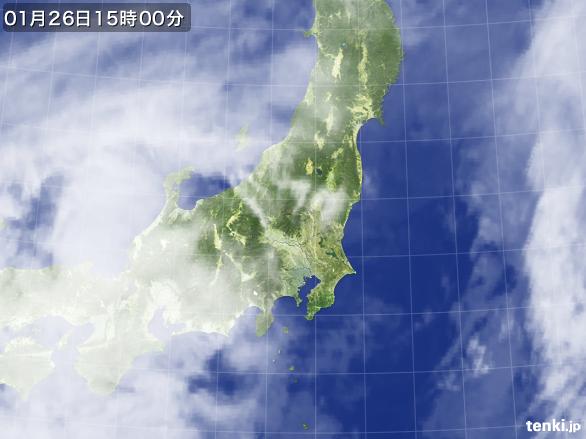実況天気図(2015年01月26日)
