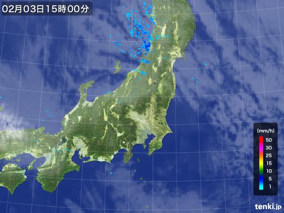 実況天気図(2015年02月03日)