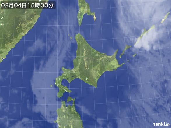実況天気図(2015年02月04日)