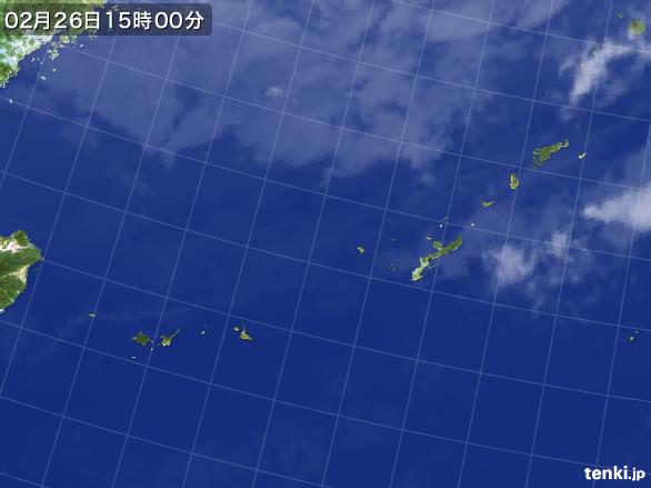 実況天気図(2015年02月26日)