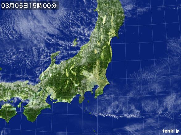 実況天気図(2015年03月05日)