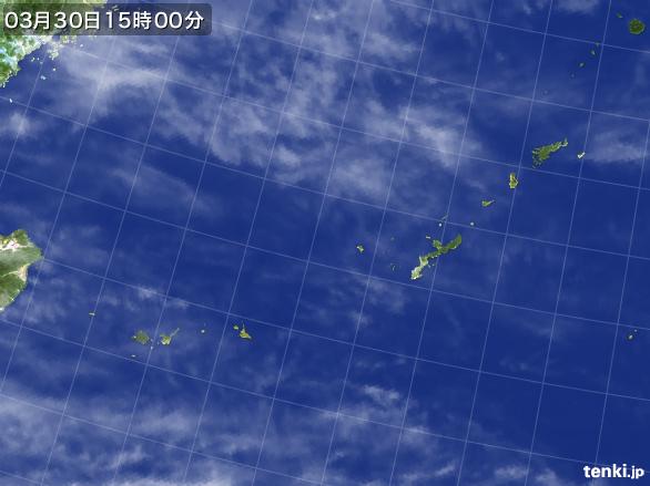 実況天気図(2015年03月30日)