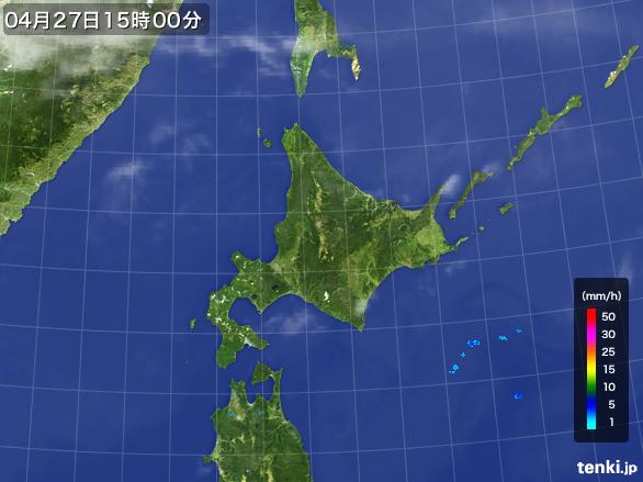 実況天気図(2015年04月27日)