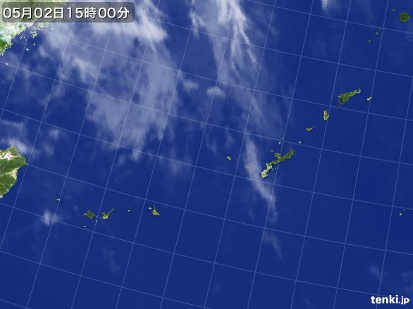 実況天気図(2015年05月02日)