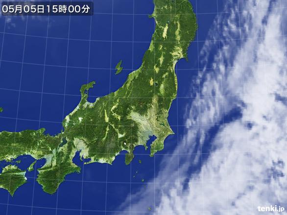 実況天気図(2015年05月05日)