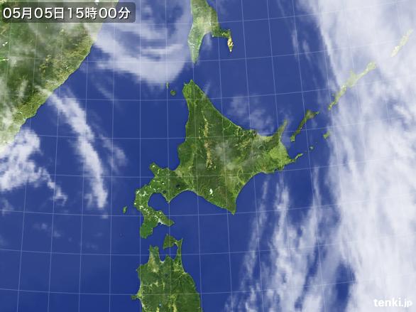 実況天気図(2015年05月05日)