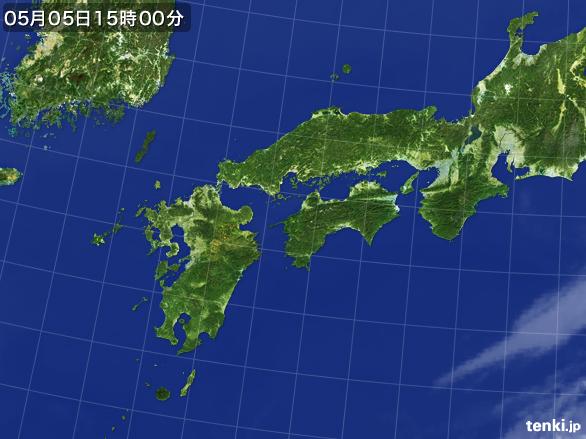 実況天気図(2015年05月05日)