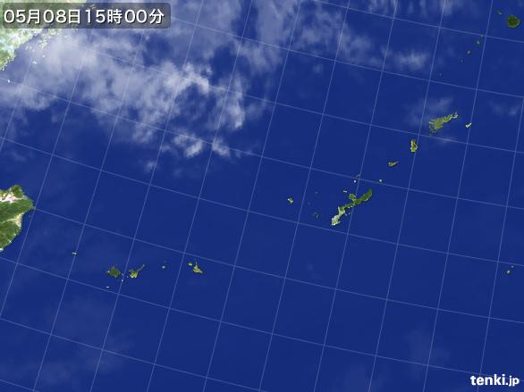 実況天気図(2015年05月08日)
