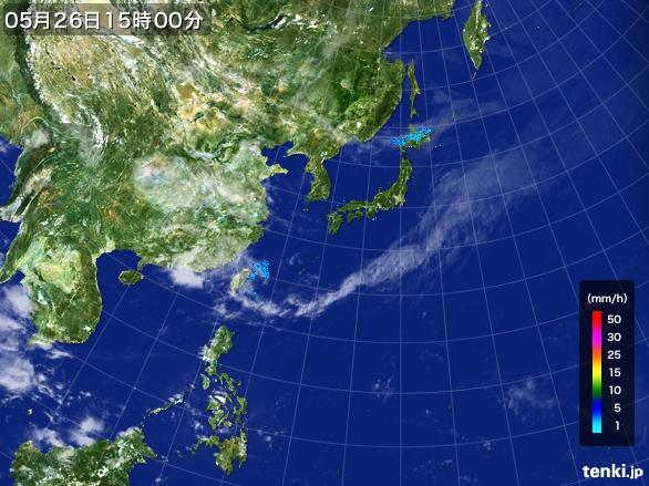 実況天気図(2015年05月26日)