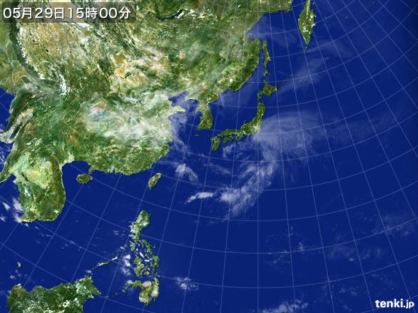 実況天気図(2015年05月29日)