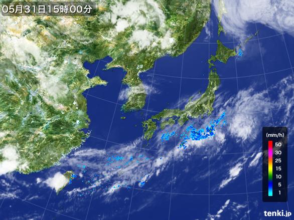 実況天気図(2015年05月31日)