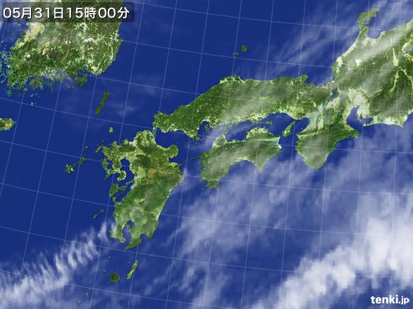 実況天気図(2015年05月31日)