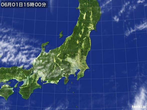 実況天気図(2015年06月01日)