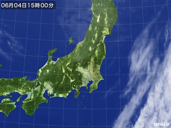 実況天気図(2015年06月04日)