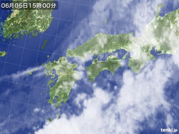 実況天気図(2015年06月05日)