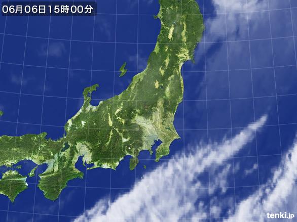 実況天気図(2015年06月06日)