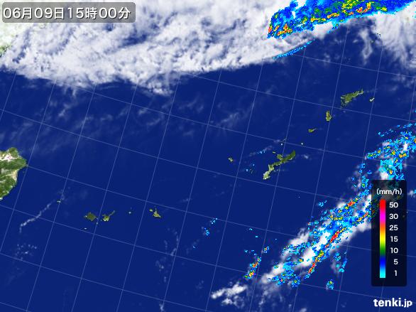 実況天気図(2015年06月09日)