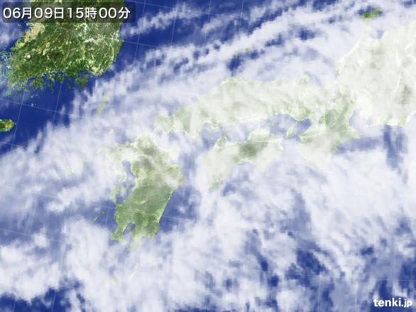 実況天気図(2015年06月09日)