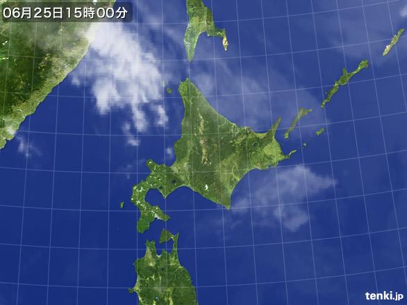 実況天気図(2015年06月25日)