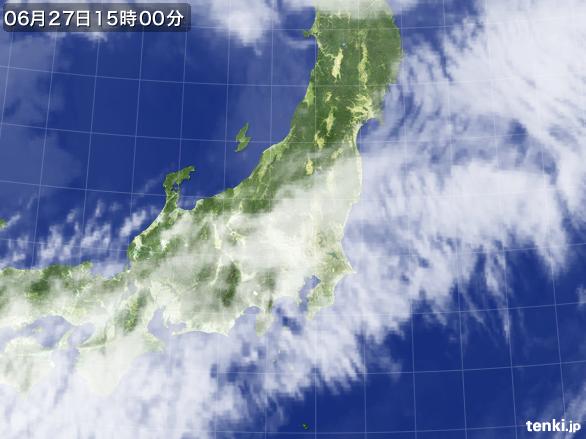 実況天気図(2015年06月27日)