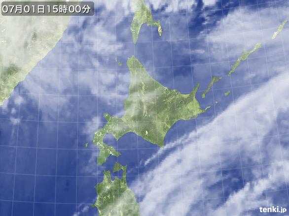 実況天気図(2015年07月01日)