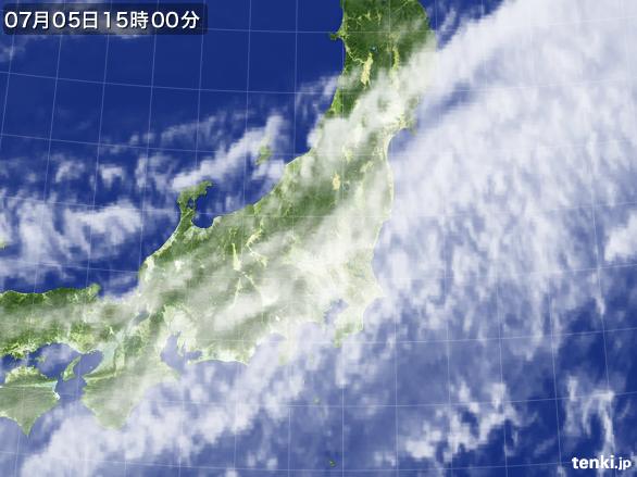 実況天気図(2015年07月05日)