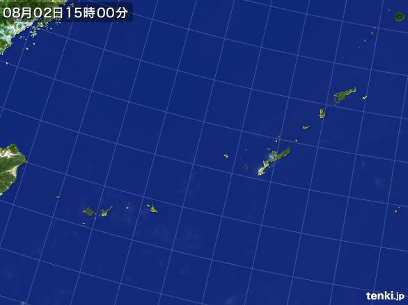 実況天気図(2015年08月02日)