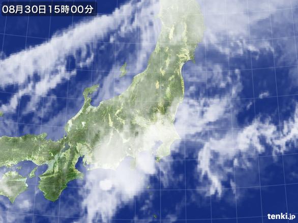 実況天気図(2015年08月30日)