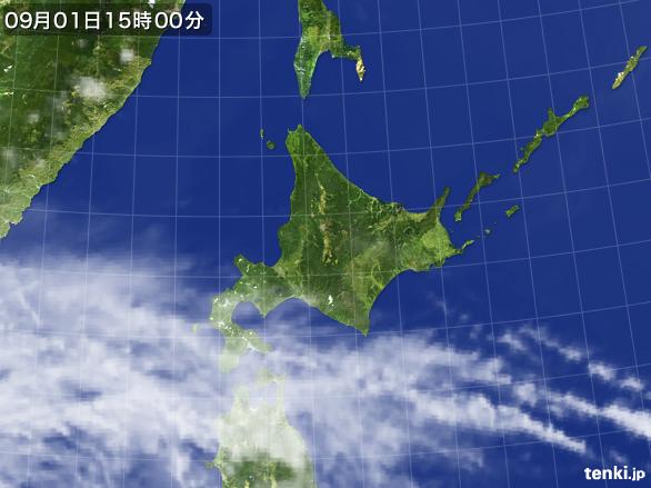 実況天気図(2015年09月01日)