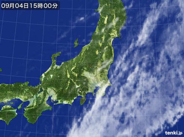 実況天気図(2015年09月04日)