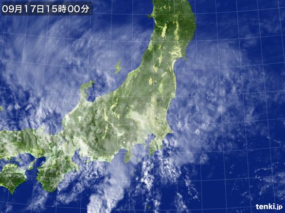 実況天気図(2015年09月17日)