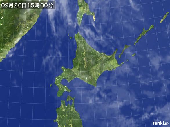 実況天気図(2015年09月26日)