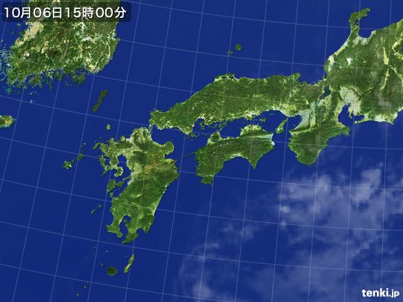 実況天気図(2015年10月06日)