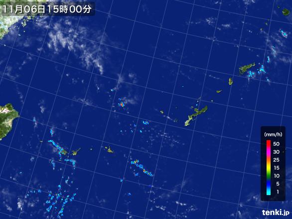 実況天気図(2015年11月06日)