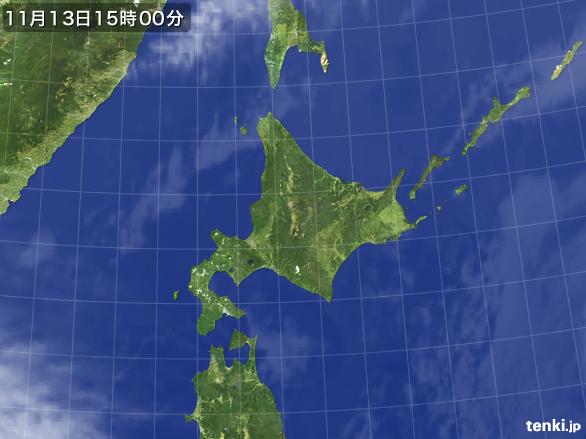 実況天気図(2015年11月13日)