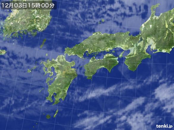 実況天気図(2015年12月03日)