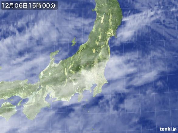 実況天気図(2015年12月06日)