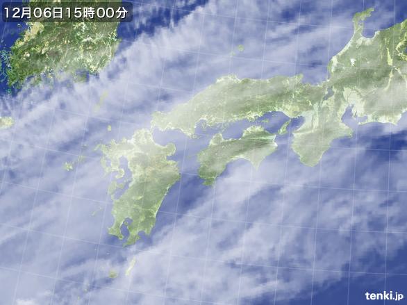 実況天気図(2015年12月06日)