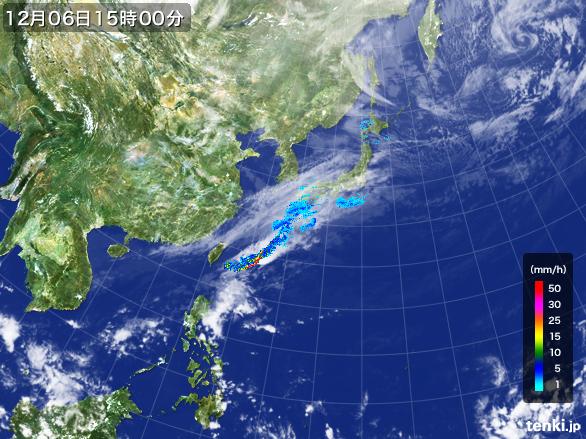 実況天気図(2015年12月06日)