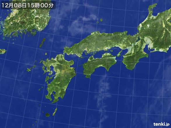 実況天気図(2015年12月08日)