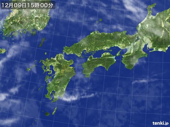実況天気図(2015年12月09日)