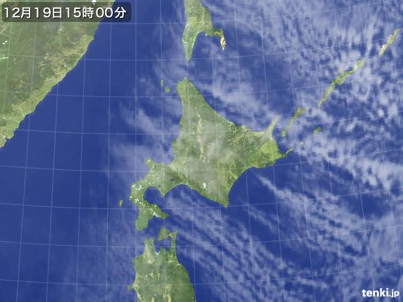 実況天気図(2015年12月19日)