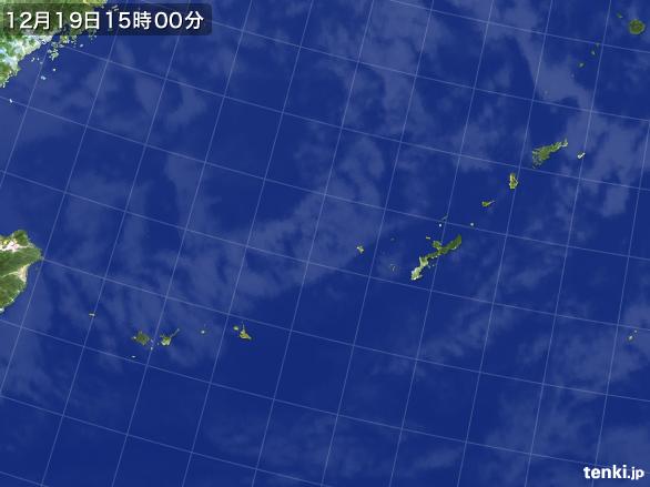 実況天気図(2015年12月19日)