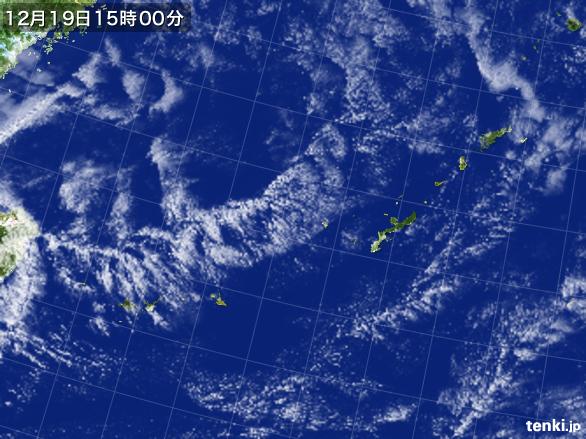 実況天気図(2015年12月19日)