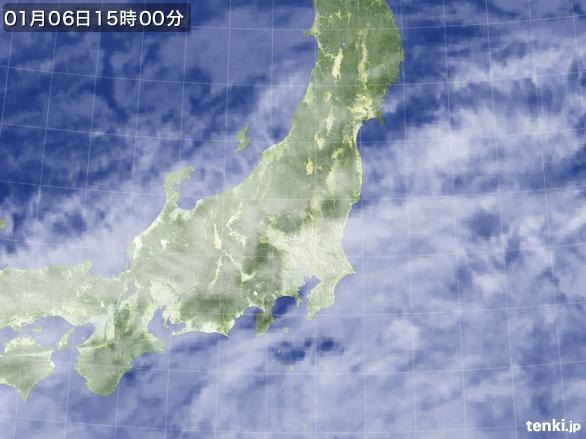 実況天気図(2016年01月06日)