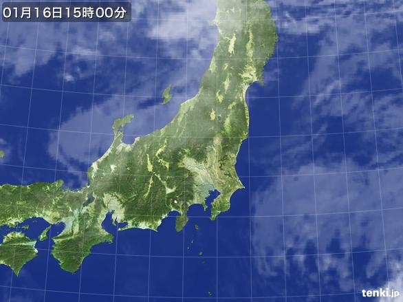 実況天気図(2016年01月16日)