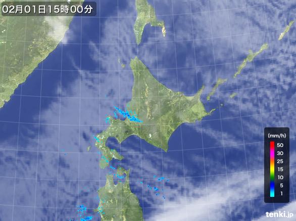 実況天気図(2016年02月01日)