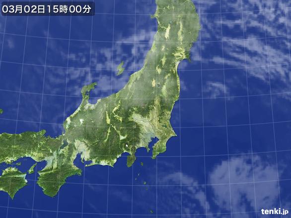実況天気図(2016年03月02日)