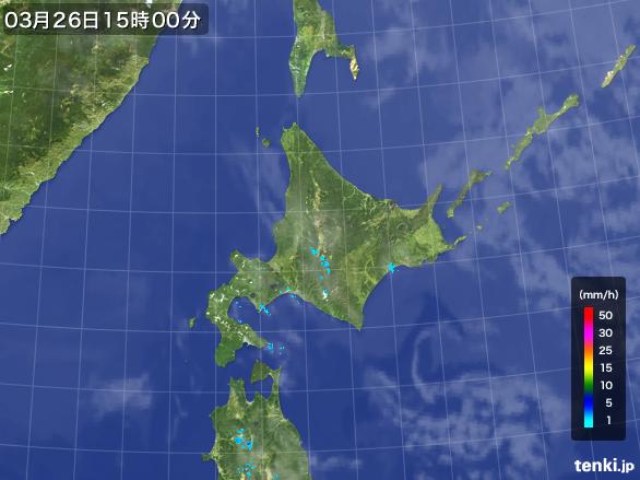 実況天気図(2016年03月26日)