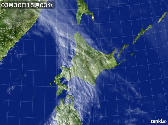 実況天気図(2016年03月30日)